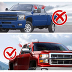 Clip-On Mirror Cover Caps for Chevy Silverado Tahoe GMC Sierra (2007–2014)