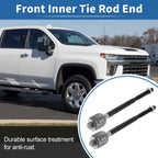 2 Pcs Front Inner Tie Rod End Links for Chevrolet Colorado (2004–2006) RWD