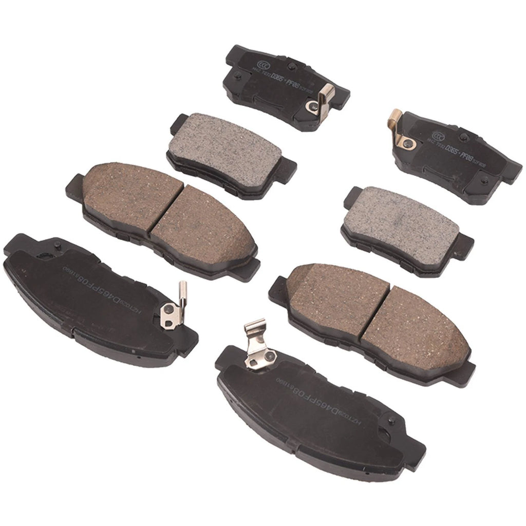 Set of 8 Ceramic Brake Pads for Acura EL Honda Accord Civic