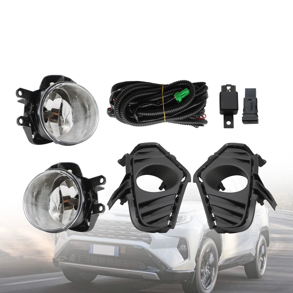 Fog Lights for Toyota RAV4 (2019–2023) - Halogen Front Bumper Lamp