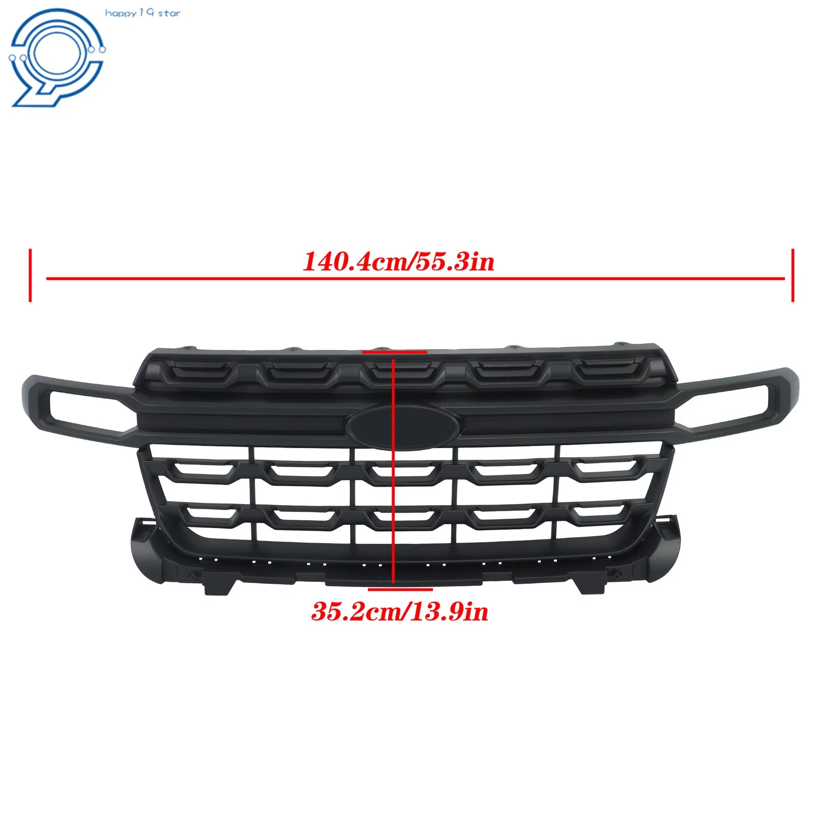 Front Bumper Grille for Ford Maverick (2022–2024) Matte Black