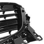Front Bumper Grille for Mazda 3 (2014–2016) w/Collision Warning, Badge Slot