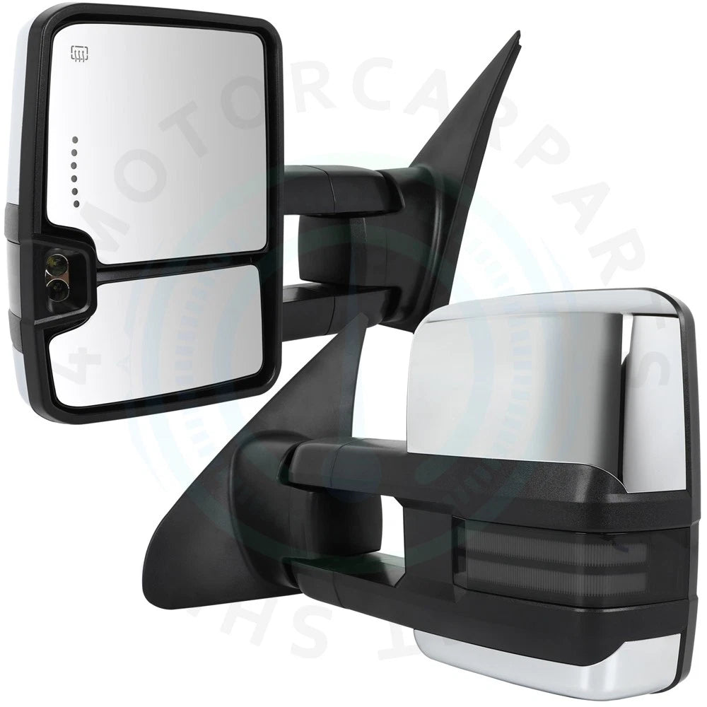 Front Power Heated Tow Mirrors with Dynamic Signal Light for Toyota Tundra (2007–2017)
