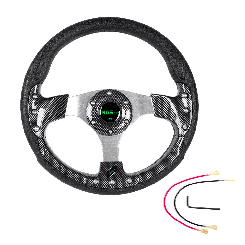 Carbon Fiber Steering Wheel for EZGo Club Car Golf Cart