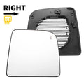 Right Upper Side Heated Mirror Glass for Nissan Titan (2004–2015)