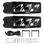 6-Inch 60W LED Off-Road Light Bar Spot Beam for Truck SUV ATV (2019–2024)