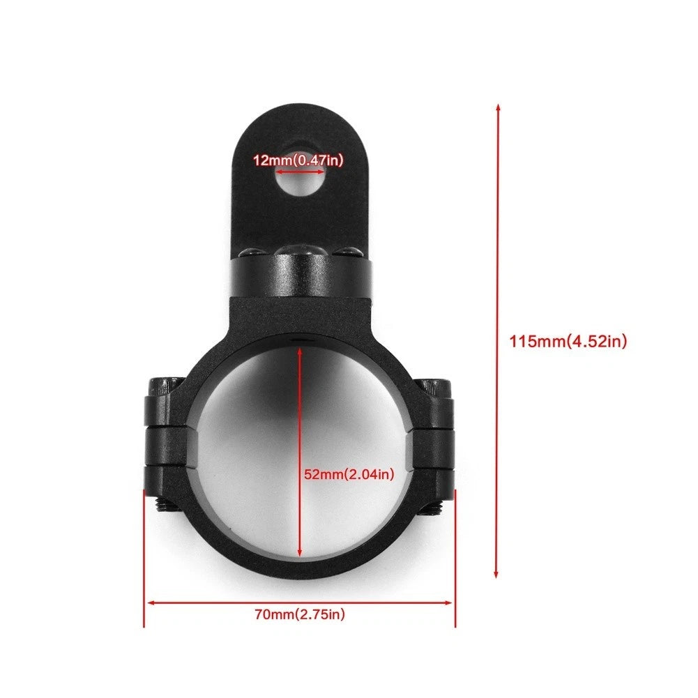 Lightweight Aluminum Bracket for LED Whip Lights on UTV RZR