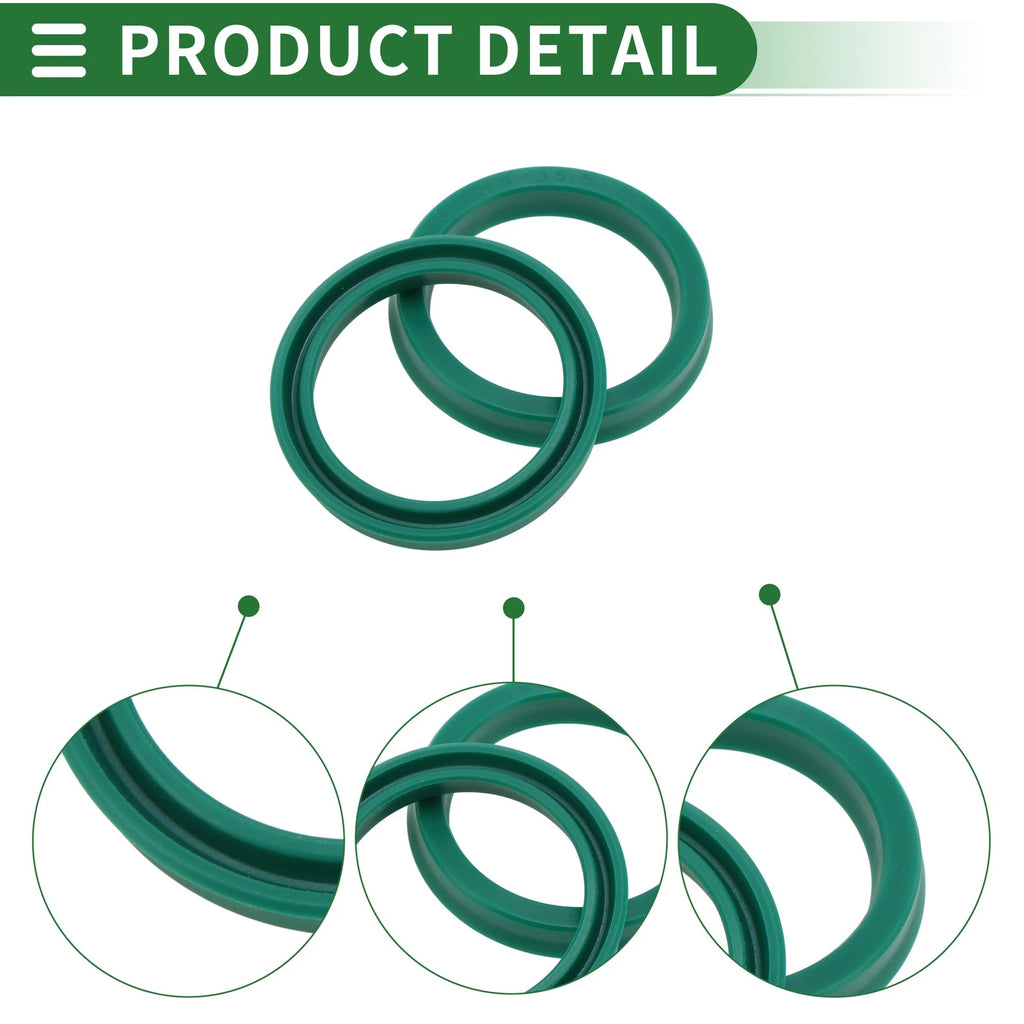 Set of 5 Oil Seal Rotary Shaft Seal 28x35.5x5mm High Pressure Green