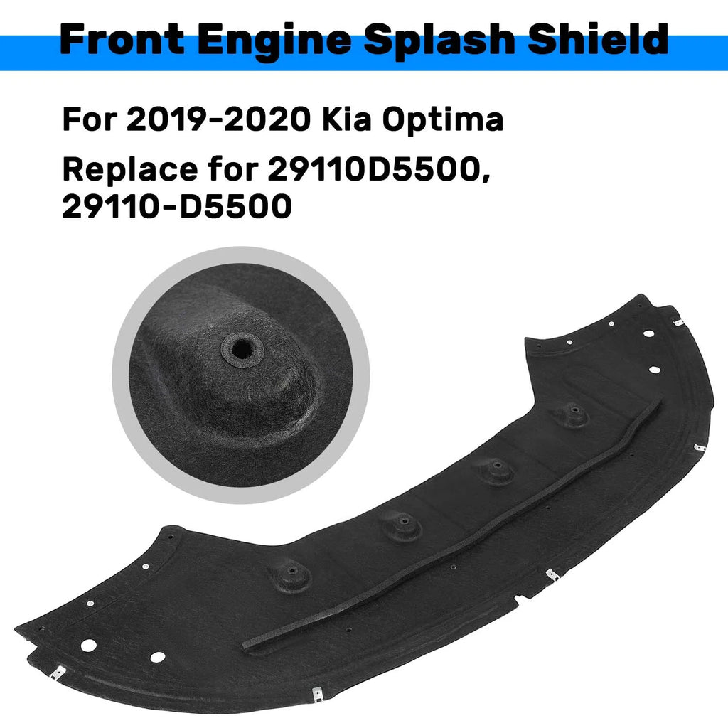 Front Engine Splash Shield for Kia Optima (2019–2020)