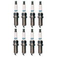 Set of 8 Denso Iridium TT Spark Plugs (Gap 0.040) for