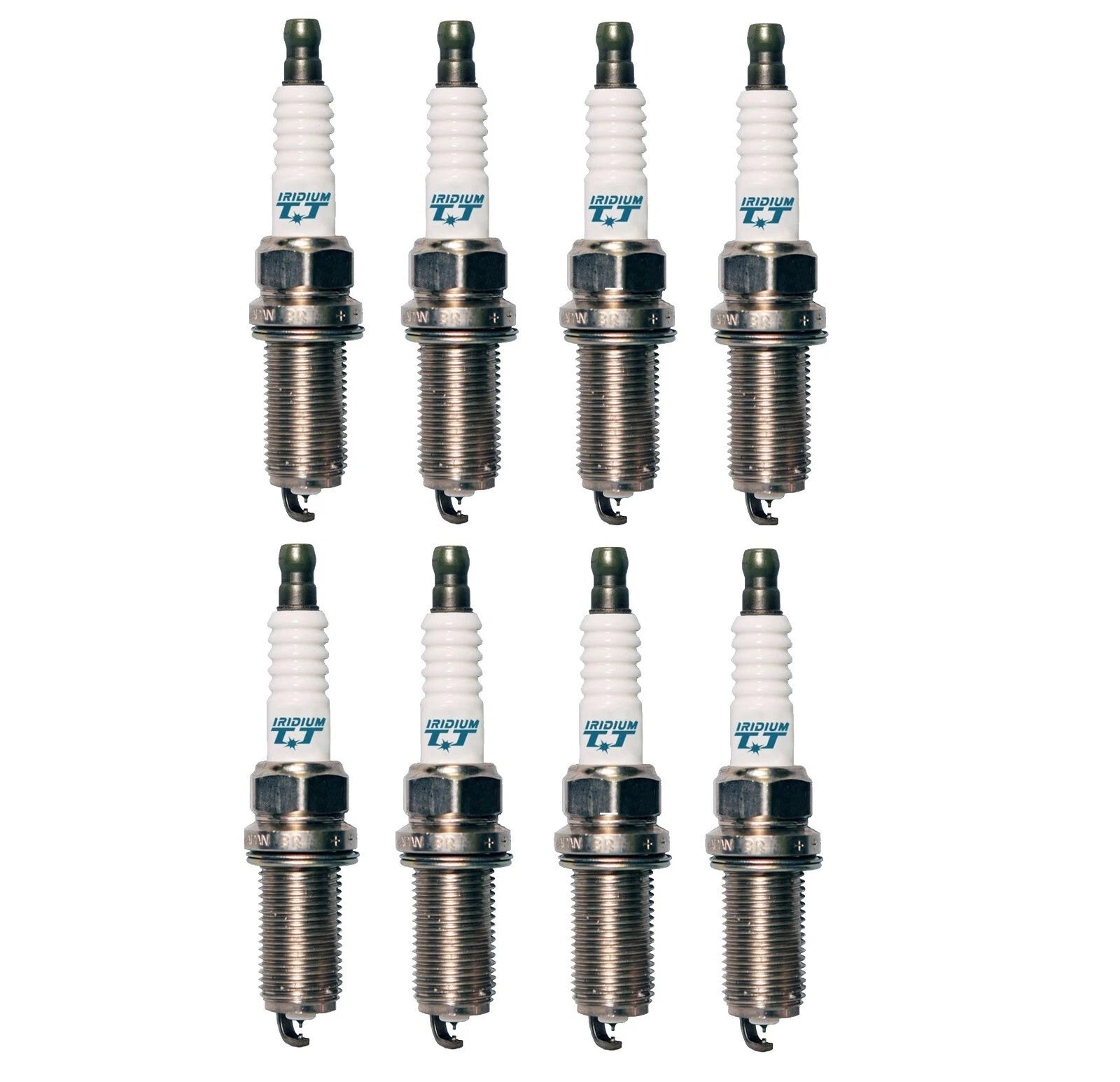 Set of 8 Denso Iridium TT Spark Plugs (Gap 0.040) for