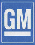 12.5" x 16" Metal Sign for GM General Motors