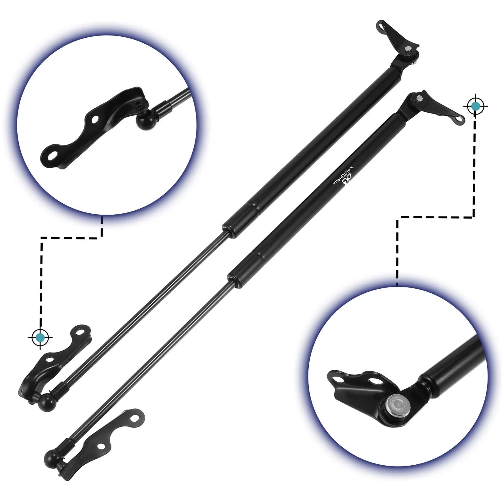 2X Rear Trunk Gas Struts Lift Supports for Toyota Echo (1999–2005)