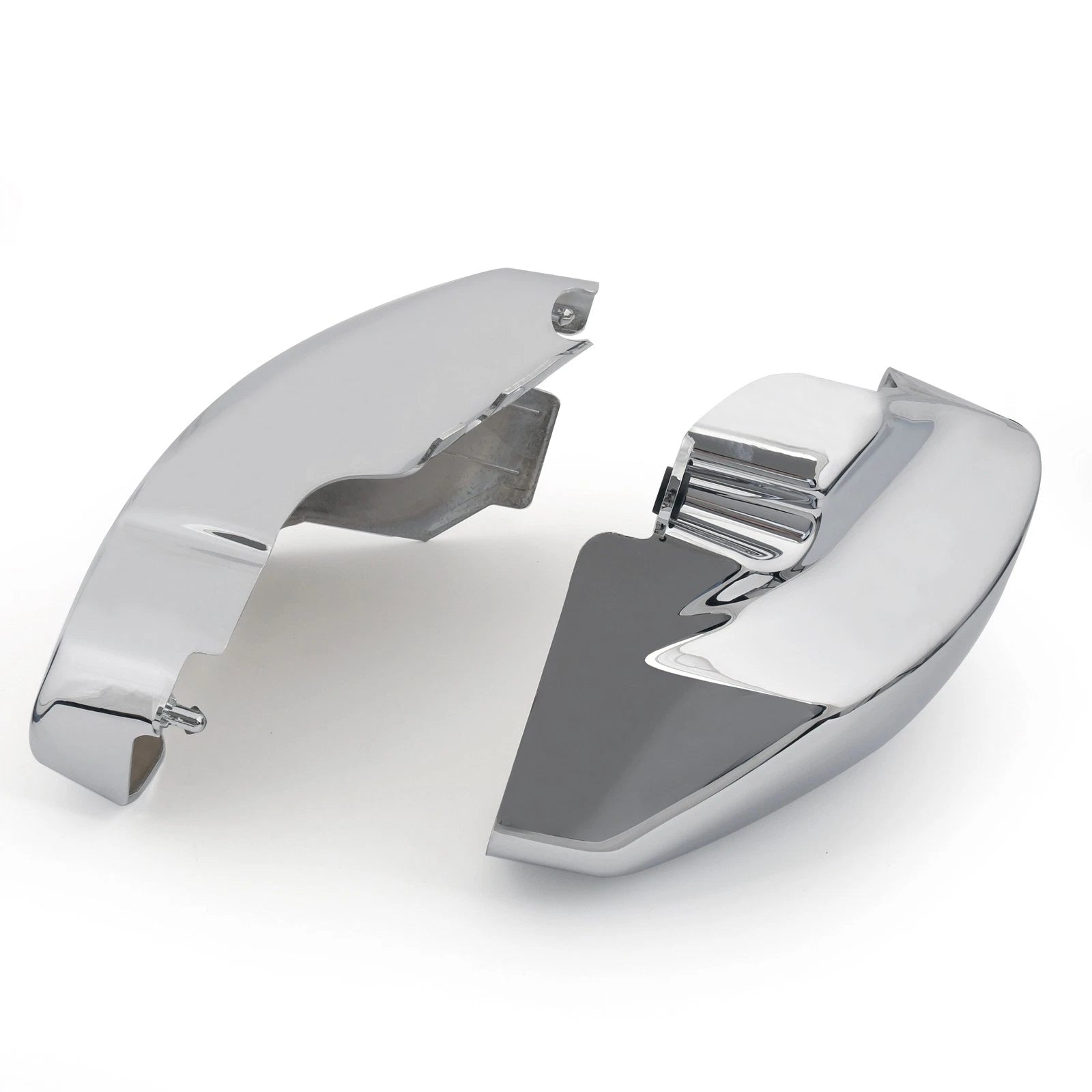 Chrome Battery Side Covers for Suzuki C50 VL800 Volusia (2001–2009) Pair