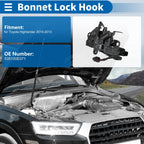Hood Latch Assembly for Toyota Highlander (2010–2013) No. 535100E071