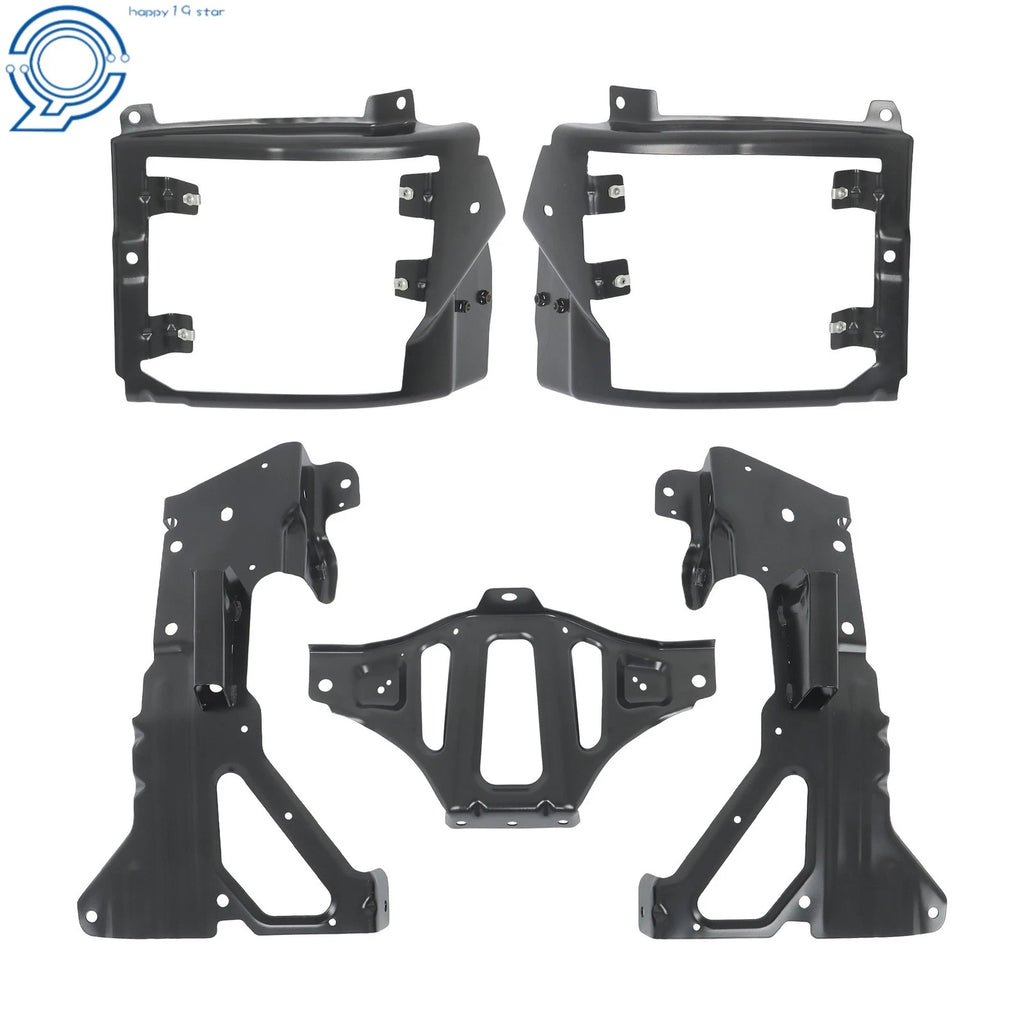 Front Bumper Support & Mount Bracket Set for Chevrolet Silverado 1500 (2016–2018)