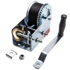 2000lbs Hand Winch with 20ft Nylon Strap for Boat Trailer Truck ATV RV