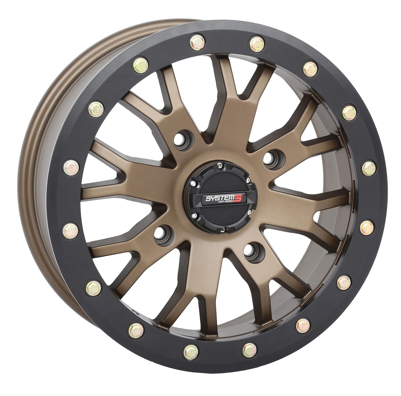 System 3 SB4 Bl Wheel 14x7 6+1 +45mm for Can-Am Maverick X3 Turbo R (2017–2023)