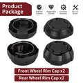Set of 4 Matte Rim Caps for Polaris Ranger Crew SP 570 (2022–2025)