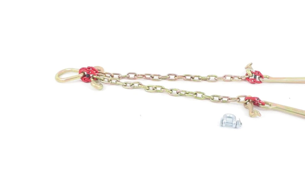 2X T J Hook Double Limb Hook for Chain (5/16in, 2ft)