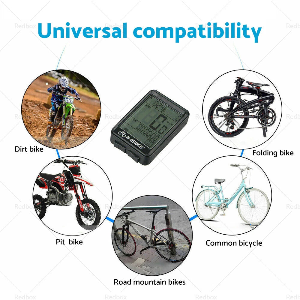 Speedometer for Mountain Bike (Waterproof, Wireless)