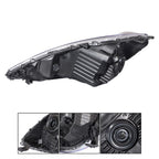 Headlight Assembly for Honda Fit Sport (2009-2011) Right Side Chrome Halogen