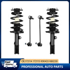 Front Complete Struts w/ Coil Spring & Sway Bar Link for Toyota Corolla (2003–2008)
