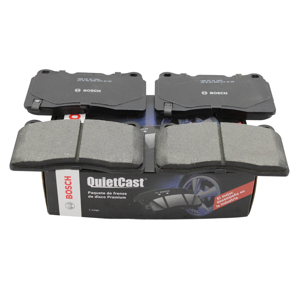 Set of 4 Bosch QuietCast Ceramic Brake Pads for ATS Camaro Pantera Lancer Impreza S60