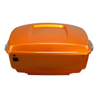King Trunk for Harley Electra Glide Road 2014–2025 Scorched Orange/Black Denim