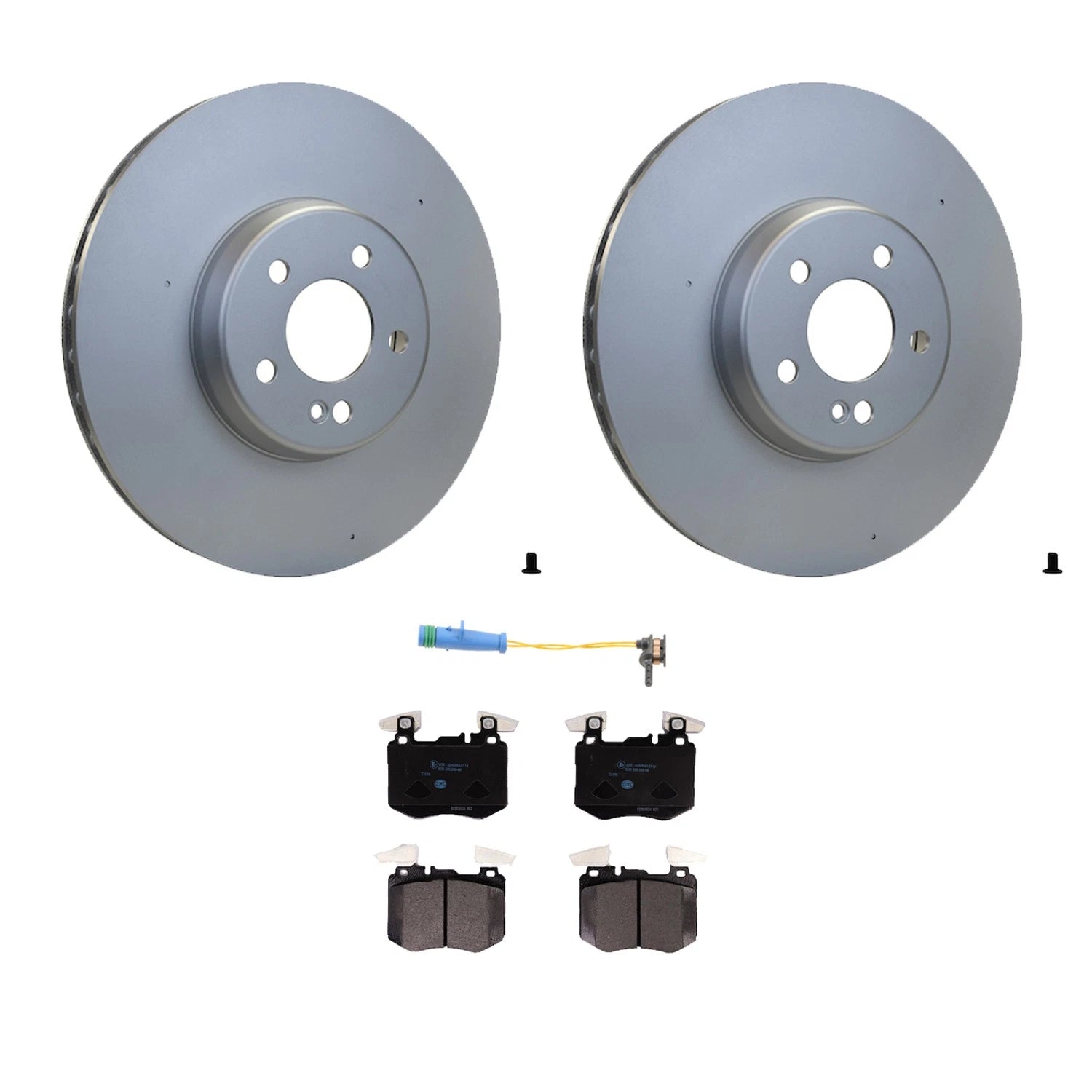 Hella Front Rotors Low-Met Disc Brake Pad Kit for Benz GLC300 W205 (2019–2020)