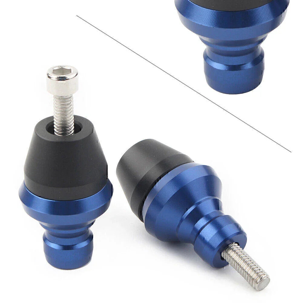 Blue Tire Valve Stem Dust Covers for Ducati Scrambler (2015-2023)