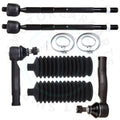 Set of 6 Steering Tie Rod Ends for Toyota RAV4 (2001–2005)