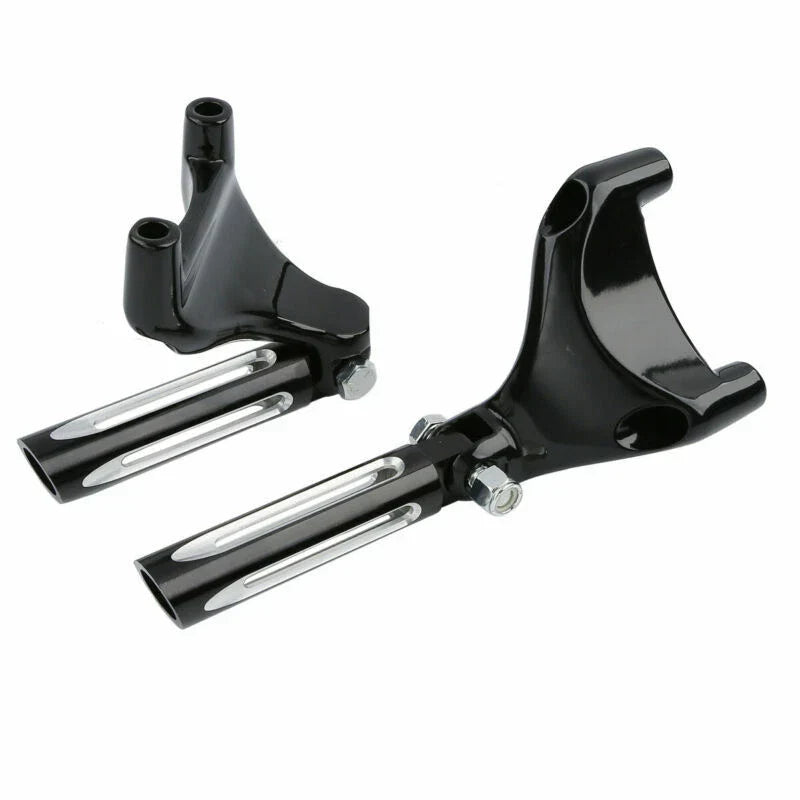 Rear Passenger Foot Pegs for Harley Sportster 883 1200 (2004-2013) Black