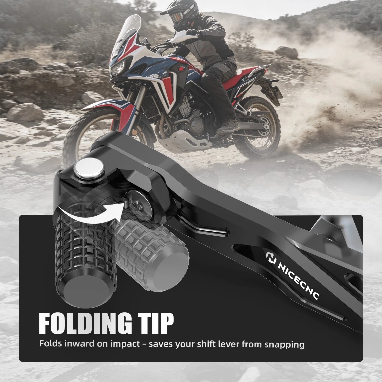 CNC Forged Gear Shift Lever for Honda CRF1100L Africa Twin (2020–2025)