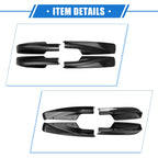 Set of 4 Roof Rack Side Rails End Covers for Toyota Highlander (2001–2007) Black