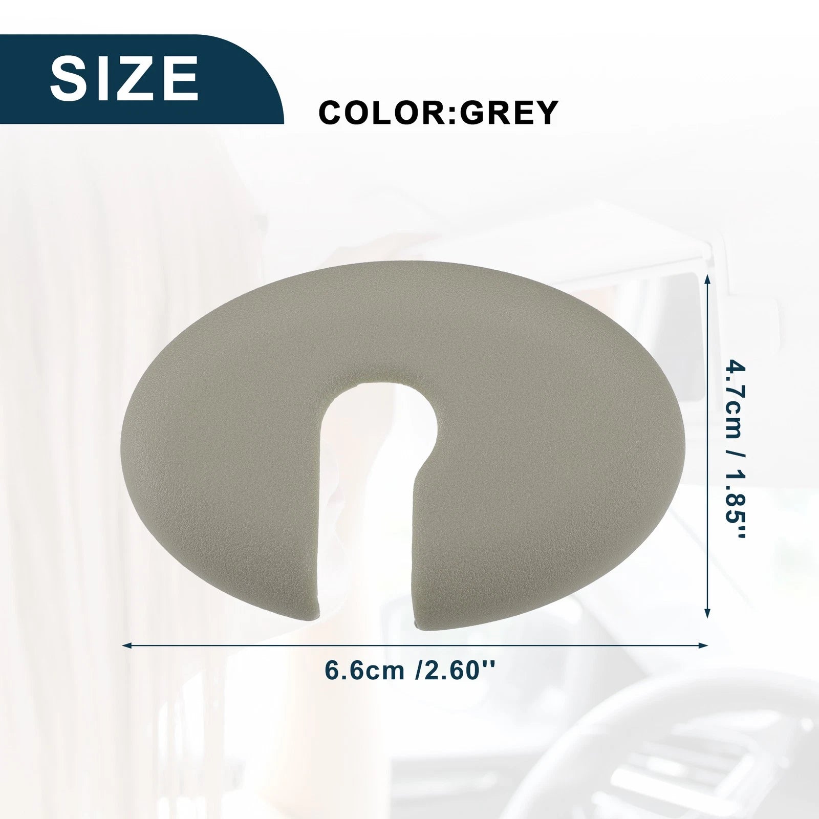 Set of 1 Makeup Mirror Cover Sun Visor Cap Clip for Toyota 