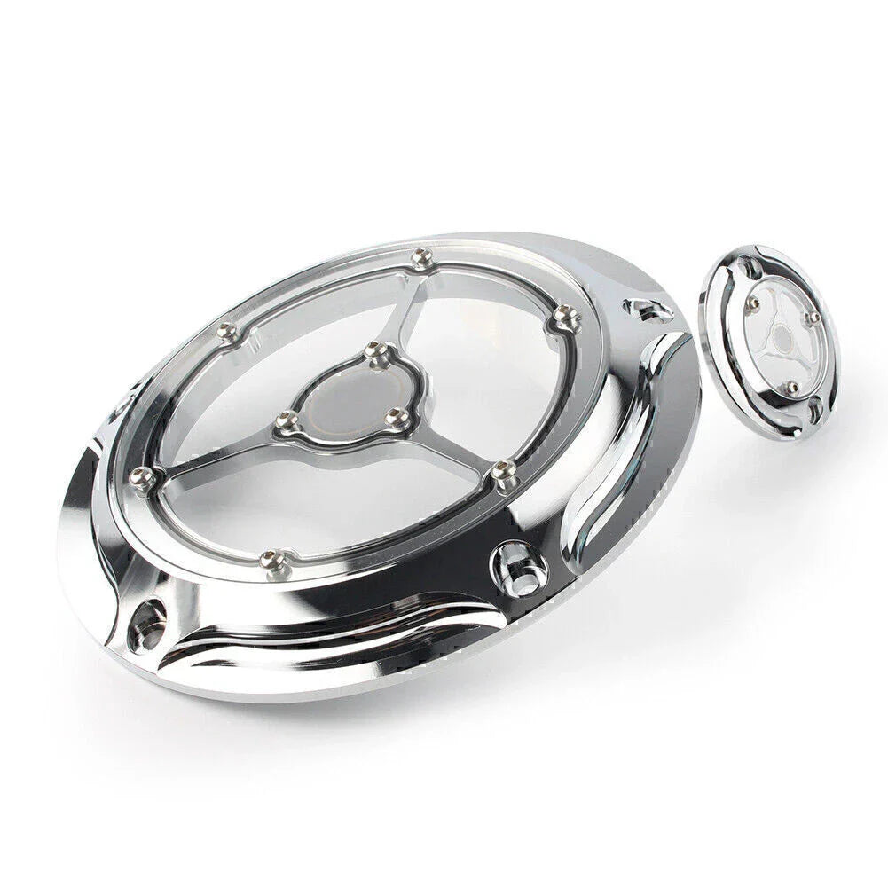 Clarity Derby & Timer Timing Covers Chrome for RSD Harley Touring (2016+)