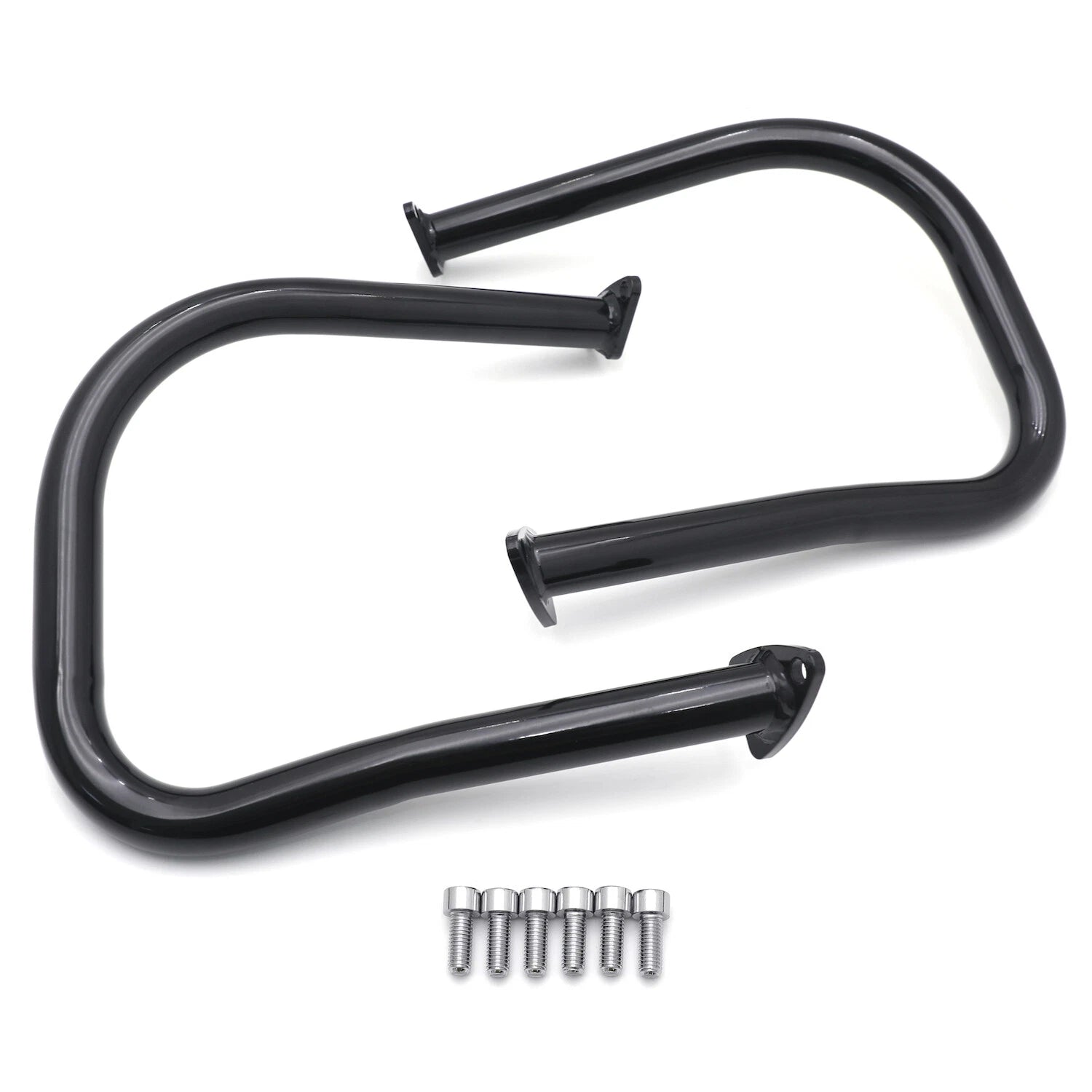 Rear Black Highway Bars for Indian Chief Challenger Roadmaster Chieftain (2014–2021)
