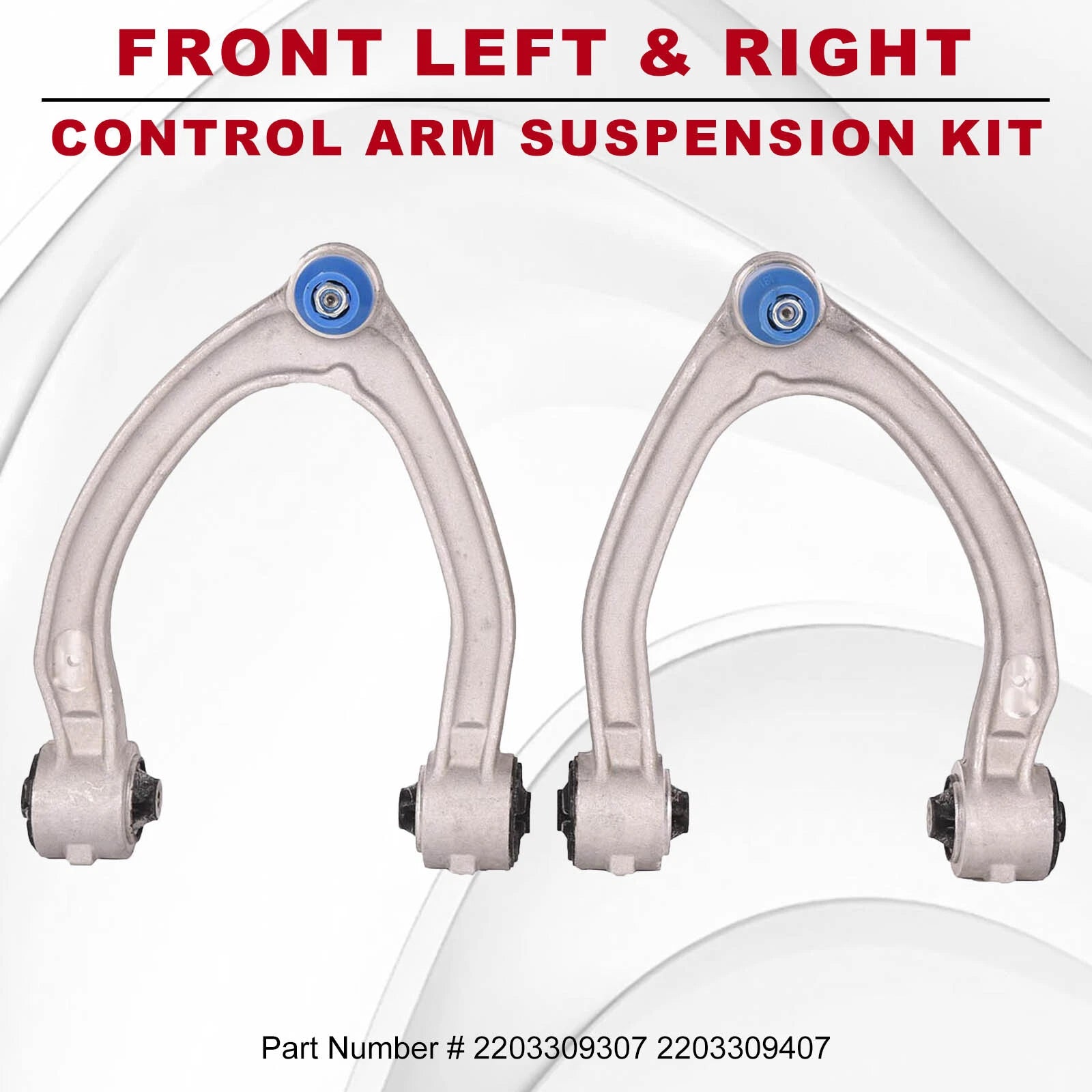 2Pcs Front Upper Control Arms for Mercedes Benz CL500 CL600 (2000-2006)