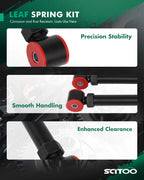 Set of 2 Adjustable Upper Lower Control Arms for Dodge Ram 4X4 (1994–2009)
