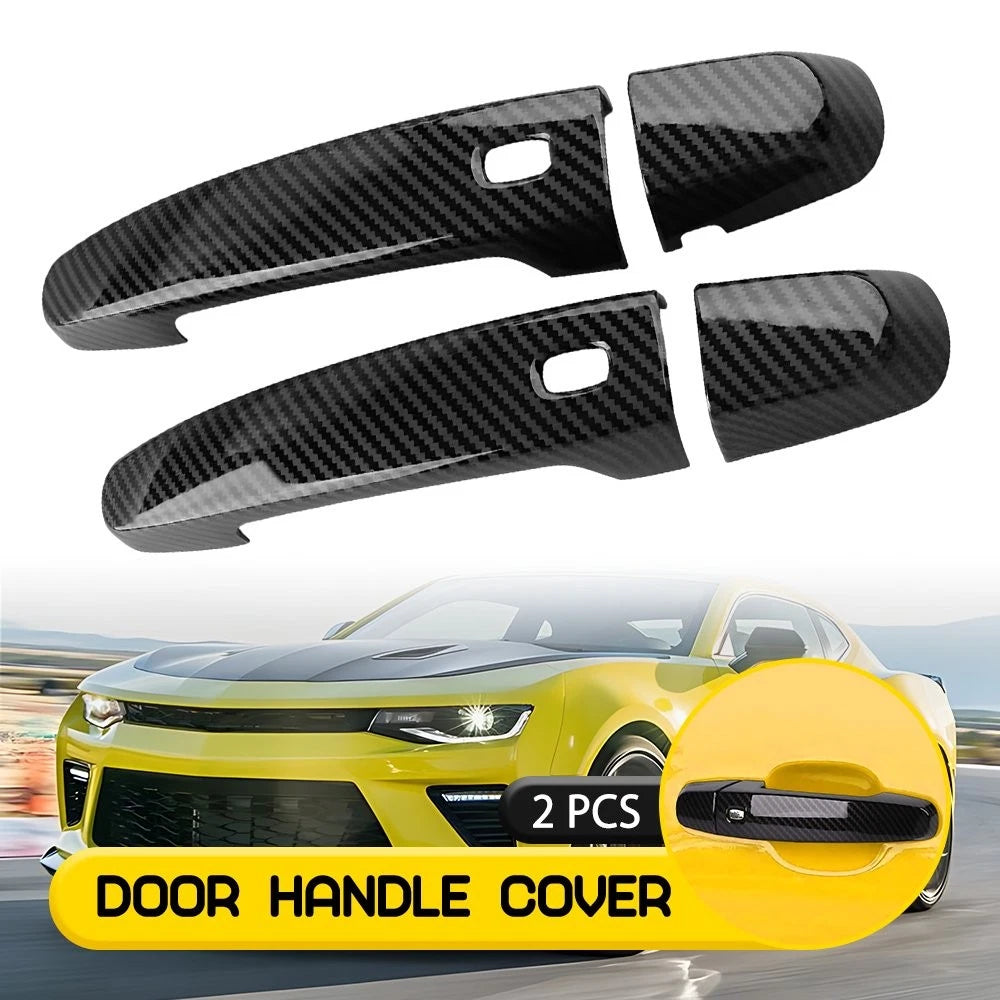 Carbon Fiber Door Handle Cover Trim for Chevrolet Camaro (2016–2023)
