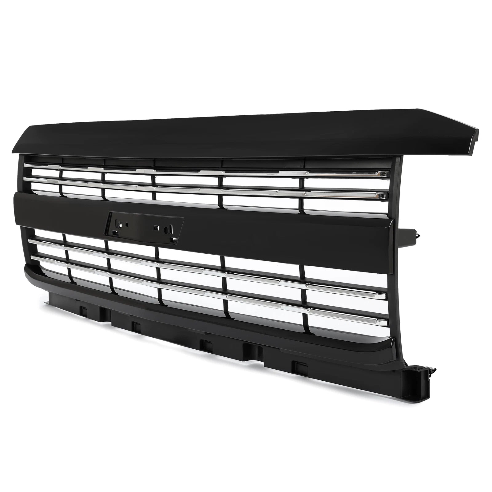Factory Style Grille for Silverado 2500 HD 3500 HD (2015–2019) Black Painted