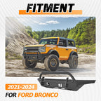 Off-Road Mid Width Front Bumper for Ford Bronco (2021–2024)