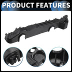 1pc Right Front Bumper Retainer Bracket for Hyundai Sonata (2020–2023) Black ABS