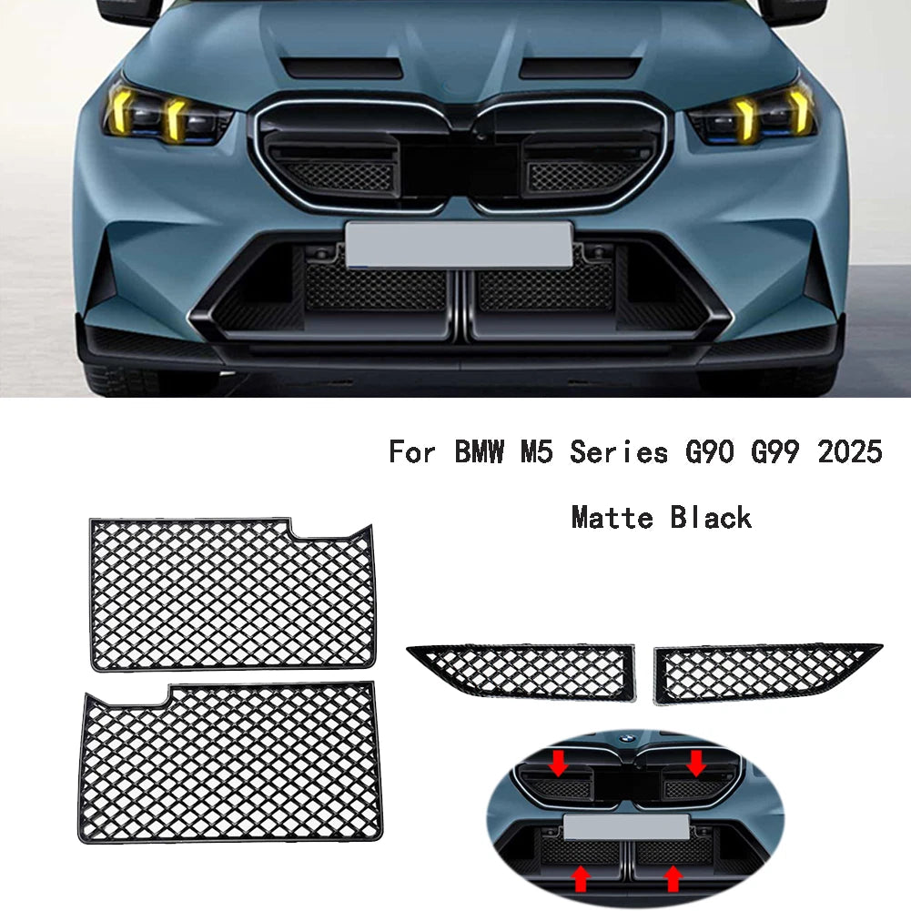 Car Grille Mesh for BMW M5 G90 G99 (2025) Front Bumper Center Lower