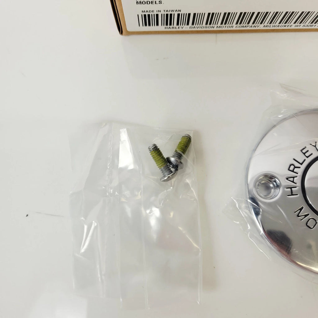 Harley-Davidson M8 Chrome Motor Co. Timer Cover OEM 25600068 (2017–2024)