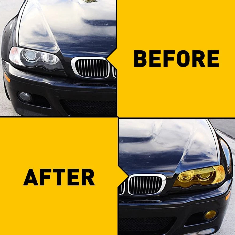 12" x 72" Gloss Tint Vinyl Film for Headlight Foglight Taillight (Universal)