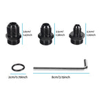 Inline 100 Micron Fuel Filter Bracket Adapter for Universal (6AN, 8AN, 10AN)