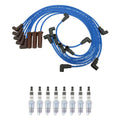NGK 7mm Wire Set & 8 Iridium Spark Plugs for Camaro Caprice Firebird (V8)