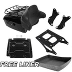 Trunk Pad Mount Rack Base Plate & Docking Kit for Harley Touring Glide (2014–2023)
